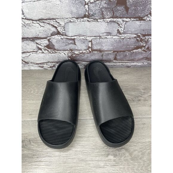Nike Calm Slides Black Rubber Sandals Men’s Sz 10M US/43EU Women 11US FD4116-001 main image 10